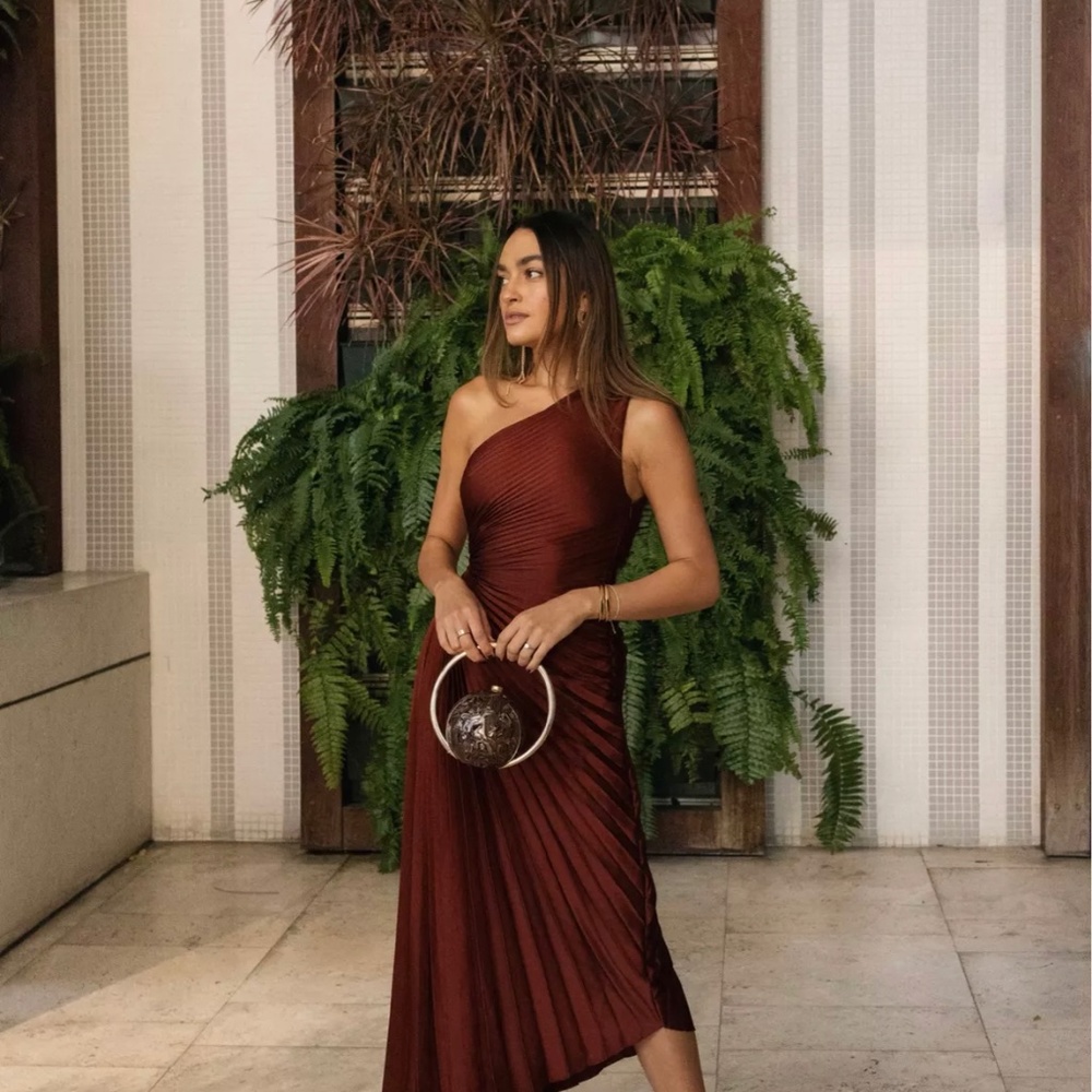 A.L.C. Delfina Dress in Brunette